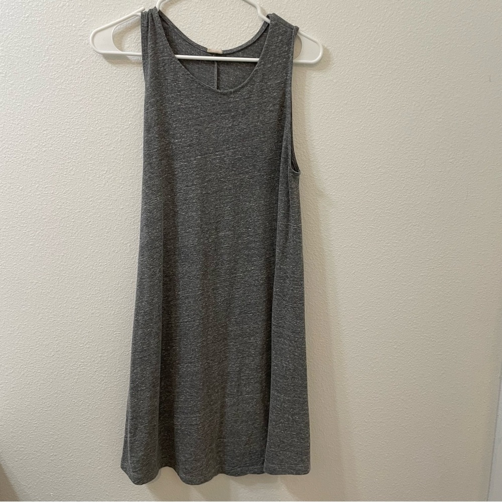 John galt t shirt dress gray medium